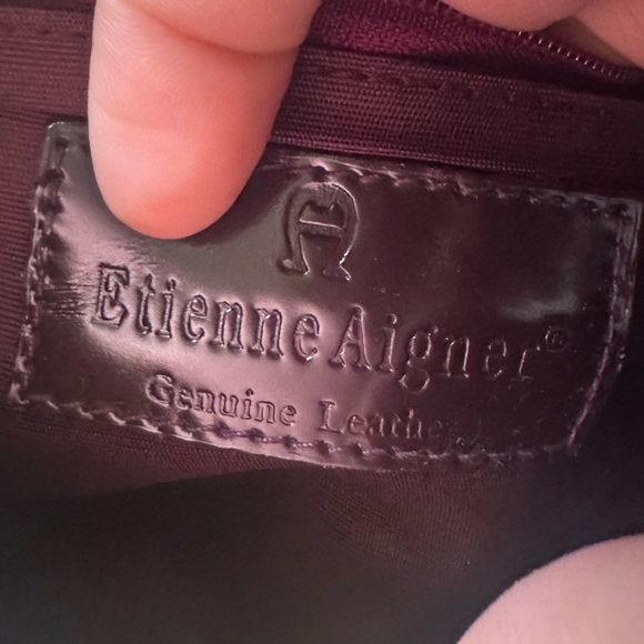 ETIENNE AIGNER CAVALIER COLLECTION SIGNATURE LEATHER SADDLE BAG - Picture 13 of 17